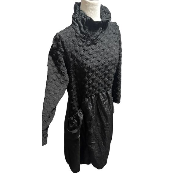 Moonlight Fashion Design Taffeta & Pucker Dress Boho Lagenlook Est. Small/Med - Picture 5 of 7